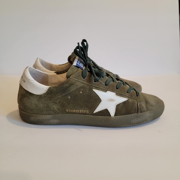 Golden Goose GGDB Superstar 40 olive suede - Picture 3 of 11